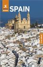"SPAIN" und "Free eBook" stehen groß geschrieben. Eine alte Kirche überblickt ein malerisches Dorf mit weißen Häusern.
