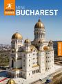 "MINI BUCHAREST", "ROUGH GUIDES", "Free eBook". Eine große, prächtige weiße Kirche mit goldenen Kuppeln im Vordergrund.