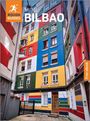 „MINI BILBAO“, vertikales „Free eBook“-Banner, bunte Hausfassade mit grünen, gelben, blauen und roten Streifen.