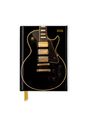 Tree Flame: Black Gibson Guitar - Schwarze Gibson Gitarre - Taschenkalender 2026, KAL