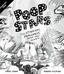 "POOP STARS - The stinkiest, squelchiest talent show on earth." Illustration mit lustigen Tieren auf einer Bühne.