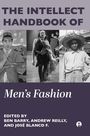 "The Intellect Handbook of Men's Fashion" mit Bildern von einem Porträt, einer Laufstegszene und einem Mann im Strohhut.