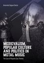 Großer Titel: "MEDIEVALISM, POPULAR CULTURE AND POLITICS IN METAL MUSIC". Ein Ritter in Rüstung mit einem Schwert.