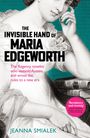 "The Invisible Hand of Maria Edgeworth" von Jeanna Smialek; Illustration einer Frau mit Büchern im Hintergrund.