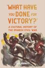 „WHAT HAVE YOU DONE FOR VICTORY?“ Illustration von kämpfenden Figuren, darunter der Name Jo Labanyi.