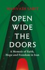 "Mahvash Sabet: Open Wide the Doors. A Memoir of Faith, Hope and Freedom in Iran." Grüntöne mit geometrischem Muster.