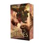 Buchtitel: "ONCE THERE WERE HEROES". Autor: Philip C. Quaintrell. Fantasie-Illustration mit Drachen und Kriegern.
