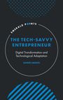 "EMERALD POINTS: THE TECH-SAVVY ENTREPRENEUR. Digital Transformation and Technological Adaptation. SAMER ABADDI."

Modernes Design in Blau auf schwarzem Hintergrund.