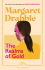 "Her richest, most absorbing novel" Joyce Carol Oates. Margaret Drabble, The Realms of Gold. Illustration: Frau von hinten.