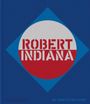 Text: "Robert Indiana" in rot-weißem Kreis auf blauem Quadrat. Unten links "PHAIDON", unten rechts "AN AMERICAN ICON".