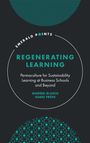 "Regenerating Learning" von Maribel Blasco und Isabel Fróes. Dunkler Hintergrund, grüne Punkt- und Linienmuster.