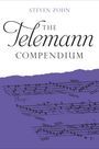 "THE TELEMAN COMPENDIUM" von Steven Zohn. Notenblätter vor lila Hintergrund.