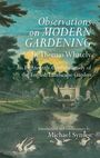 "Observations on Modern Gardening" von Thomas Whately. Einführung und Kommentar von Michael Symes. Illustration eines Gartens.