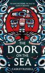 „TO SAVE HIS HOME, HE HAS TO LEAVE IT BEHIND“. „THE DOOR ON THE SEA“ von Caskey Russell. Kunst im indigenen Stil.
