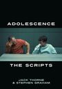 Adolescence: The Scripts. Jack Thorne & Stephen Graham. Zwei Personen an einem Tisch, eine in orange, eine in hellblau.