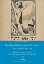 STUDIES IN YIDDISH 20. Modernes Kunstwerk mit einer stilisierten Figur. "Building Modern Jewish Culture".