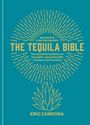 Text: "Includes 20 cocktail recipes. The Tequila Bible." Illustration: Eine stilisierte Agavenpflanze in Gold auf Türkis.