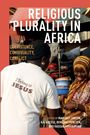 Text: "Religious Plurality in Africa", "Coexistence, Conviviality, Conflict", "I Belong to Jesus". Zwei Personen unterhalten sich.