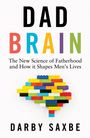 Text: "DAD BRAIN: The New Science of Fatherhood and How it Shapes Men’s Lives" von Darby Saxbe. Bunte LEGO-Steine in Gehirnform.