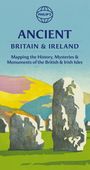 Text: Philip's Ancient Britain & Ireland. Illustration mit stehenden Steinen vor einer bunten Landschaft.