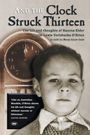 Text: "And the Clock Struck Thirteen" und weiteres.
Hinten eine Uhr, vorn ein Kind.