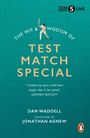 "The Wit & Wisdom of Test Match Special" Zitat: 'I reckon my mum could have caught that in her pinny!' Geoffrey Boycott. Oben rechts BBC-Logo, unten Pinguin-Logo.