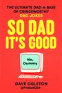 „THE ULTIMATE DAD-A-BASE OF CRINGEWORTHY DAD JOKES. SO DAD IT'S GOOD.“ zeigt einen Retro-Computer mit dem Text „No, Dummy“.