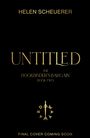 Text: "HELEN SCHEUERER", "UNTITLED", "THE BOOKBINDER'S BARGAIN BOOK TWO", "FINAL COVER COMING SOON". Schwarzer Hintergrund.
