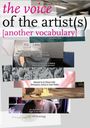 Texte: "the voice of the artist(s) [another vocabulary]", "Fear is a sentiment", "The limits". Collage aus Kunstwerken.