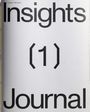 „Insights (1) Journal“. Schlichtes, modernes Design mit schwarzem Text auf weißem Hintergrund.