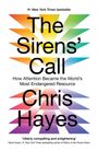 #1 New York Times bestseller: "The Sirens' Call" von Chris Hayes, mit farbigen Streifen im Hintergrund.