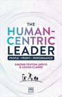 Text: "The Human-Centric Leader: People + Profit = Performance" von Simone Fenton-Jarvis & Louisa Clarke. Kreismuster.