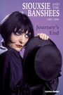 „SIOUXSIE AND THE BANSHEES 1987-1996 Journey's End“ steht in weißer und lila Schrift. Frau mit schwarzen Haaren hält Hut.
