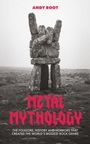 "ANDY BOOT", "METAL MYTHOLOGY", Untertitel über Rock-Genre; Steinstruktur in Form einer Hand, felsige Landschaft.