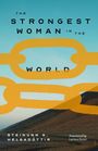"The Strongest Woman in the World" von Steinunn G. Helgadóttir, übersetzt von Larissa Kyzer. Orangene Ketten in Landschaft.