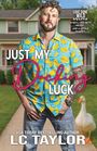 "Just My Ducking Luck" steht groß auf dem Cover mit einem Mann im Entenshirt und einer Ente im Hintergrund.