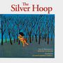 "The Silver Hoop." Illustration: Ein Kind läuft in einem blühenden Kleid durch einen Wald aus dunklen, kahlen Bäumen.