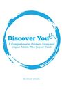 „Discover Youth: A Comprehensive Guide to Equip and Inspire Adults Who Impact Youth“ in blauem Pinselkreis. Autor: Beverlee Wenzel.