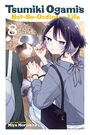 Titel: Tsumiki Ogami's Not-So-Ordinary Life 8. Eine junge Frau betrachtet Meerschweinchen. Zeichnung im Manga-Stil.
