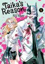 "Taika's Reason", Story & Art von Paru Itagaki, Band 5. Eine Illustration zeigt zwei anthropomorphe Figuren.
