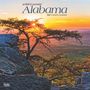 Browntrout: Alabama Wild & Scenic 2025 12 X 24 Inch Monthly Square Wall Calendar Plastic-Free, KAL