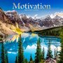Browntrout: Motivation 2025 12 X 24 Inch Monthly Square Wall Calendar Foil Stamped Cover Plastic-Free, KAL