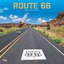 Browntrout: Route 66 2025 12 X 24 Inch Monthly Square Wall Calendar Plastic-Free, KAL