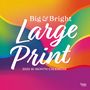 Browntrout: Big & Bright Large Print 2025 12 X 24 Inch Monthly Square Wall Calendar Matte Paper Plastic-Free, KAL