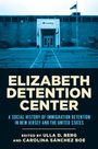 „ELIZABETH DETENTION CENTER“. Sozialgeschichte der Einwanderungshaft in New Jersey und den USA. Bearbeitet von Ulla D. Berg und Carolina Sánchez Boe. Gebäude mit „CoreCivic“-Logo.