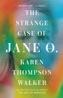 „THE STRANGE CASE OF JANE O.“ von Karen Thompson Walker, bunte, verschwommene Hintergrundgestaltung.