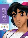 „CLASSICS Portrait Edition. Mystery Colouring. Colour the numbers and reveal the picture!“ Ein Charakter mit schwarzem Haar.