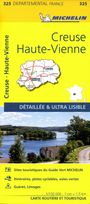 : Creuse, Haute-Vienne (Limousin) Michelin Local Map 325, KRT