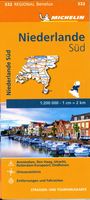 : Michelin Niederlande Süd. Straßen- und Tourismuskarte 1:200.000, KRT