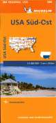 : Michelin USA Süd-Ost. Straßen- und Tourismuskarte 1:2.400.000, KRT